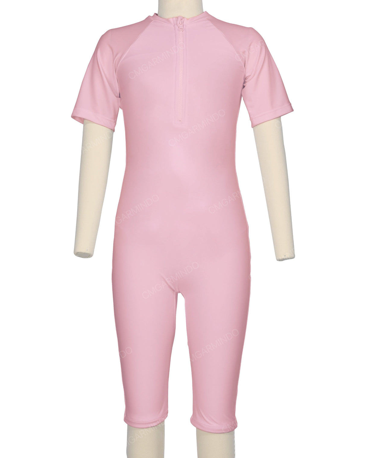 Short Sleeve Front Zip Full Piece Rashie