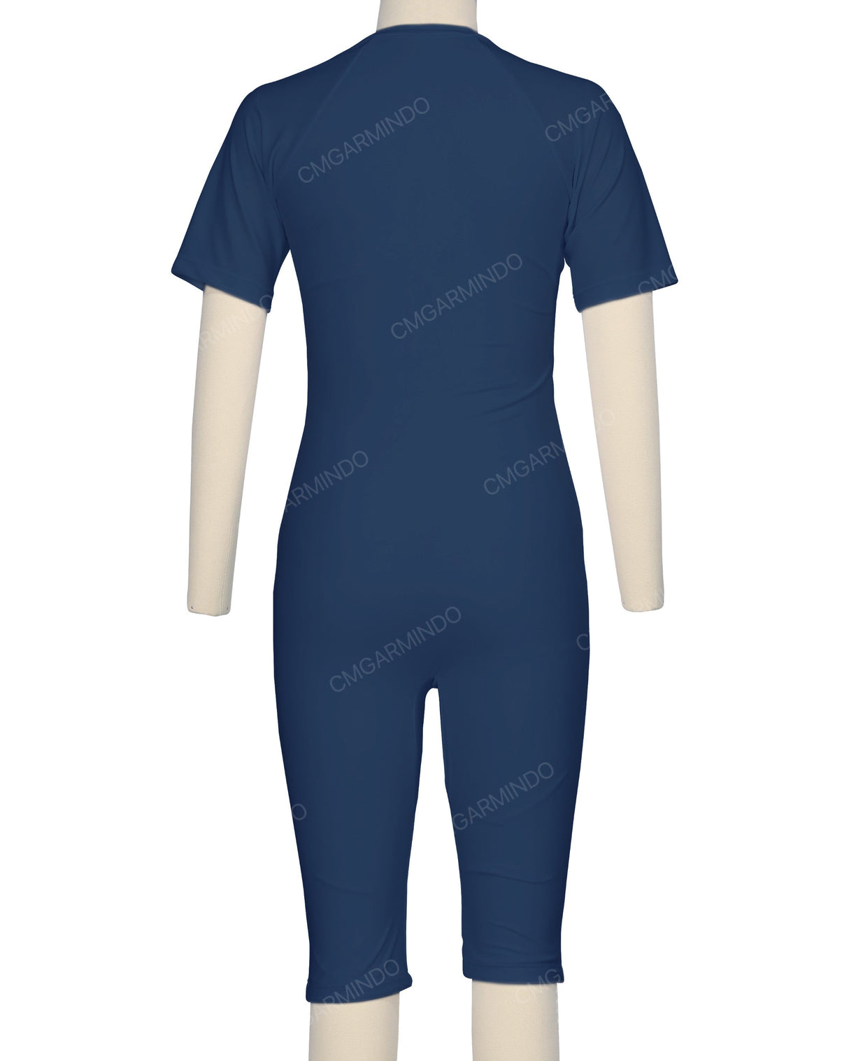 Short Sleeve Front Zip Full Piece Rashie
