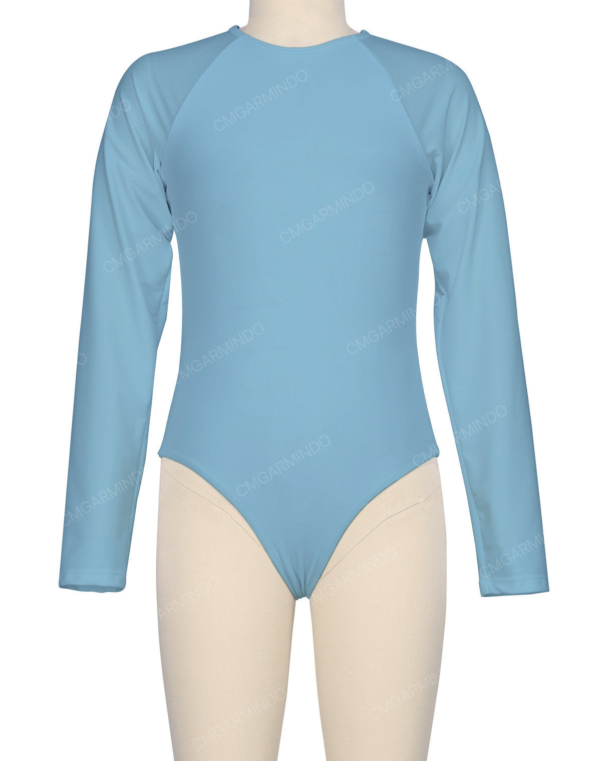 Long Sleeve Zip Back One Piece