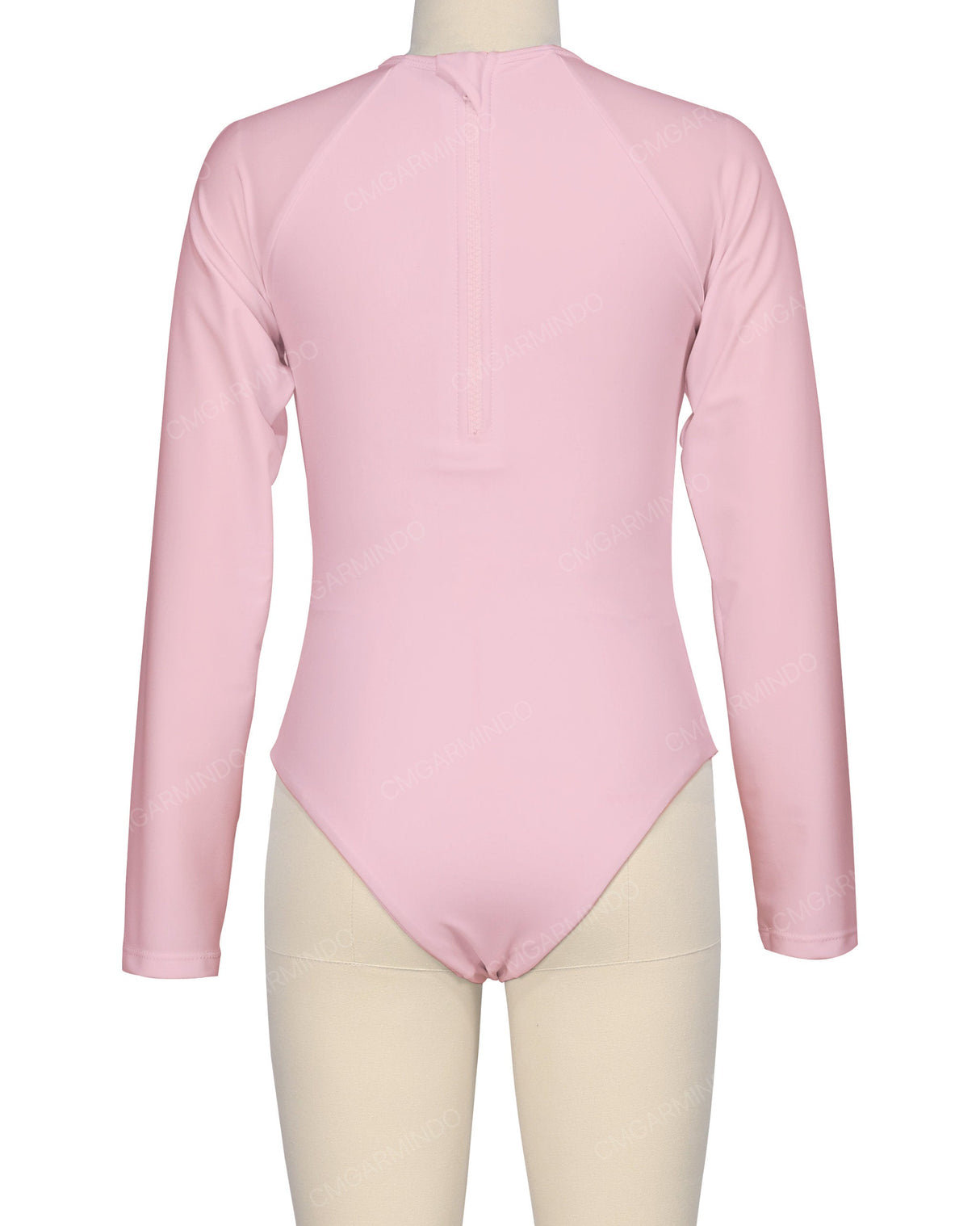 Long Sleeve Zip Back One Piece