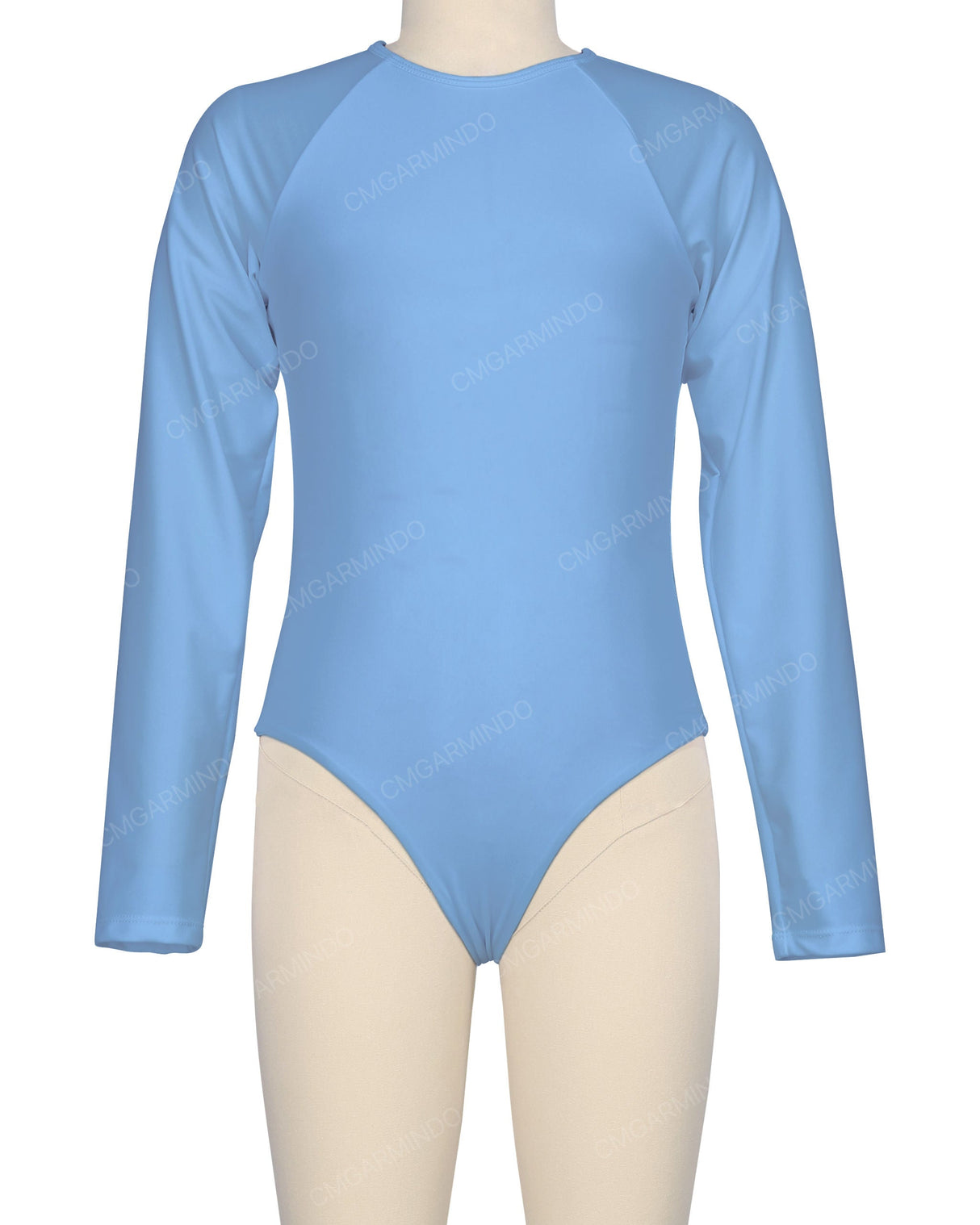 Long Sleeve Zip Back One Piece