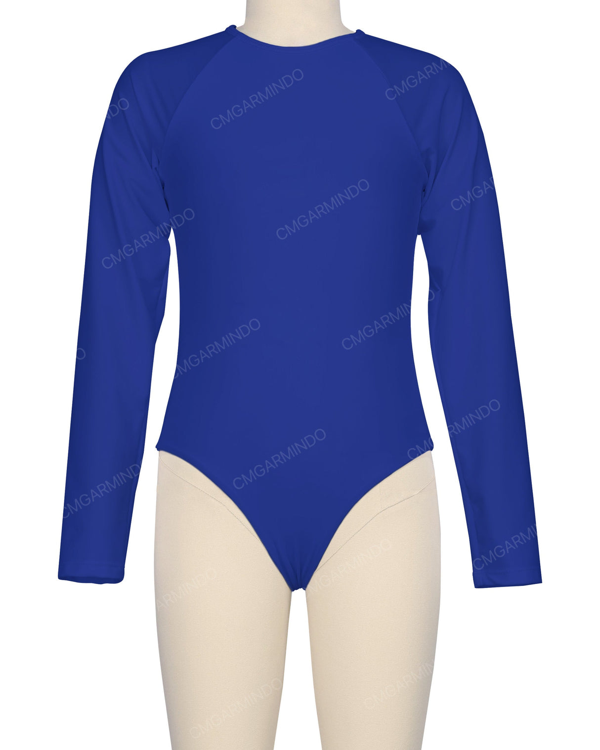 Long Sleeve Zip Back One Piece