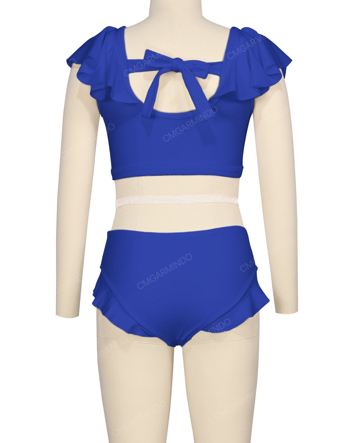 Frill Shoulder Bikini Top