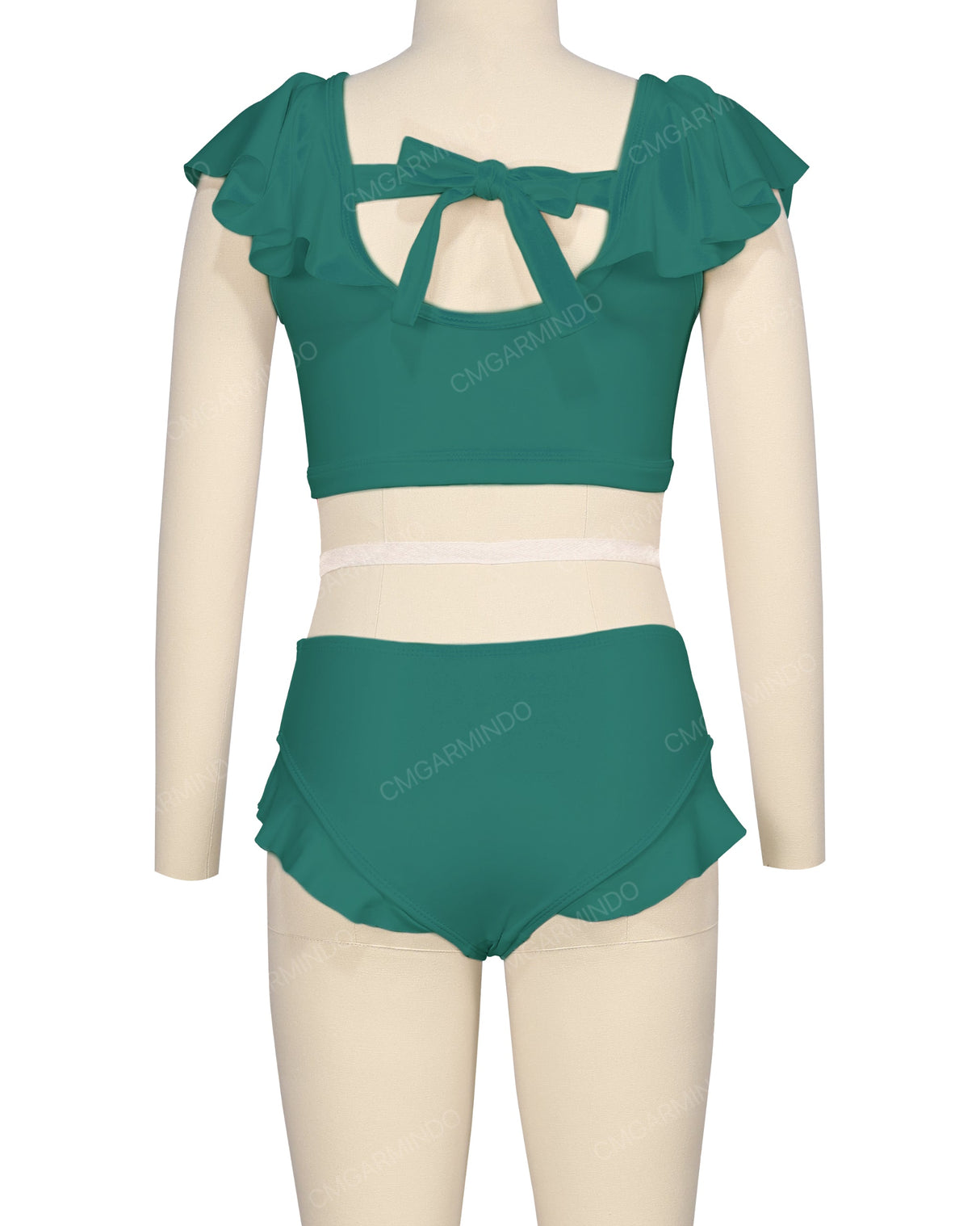 Frill Shoulder Bikini Top