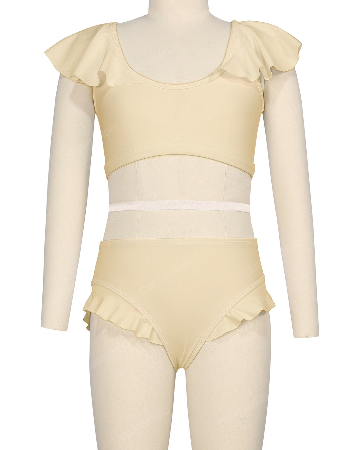 Frill Shoulder Bikini Top