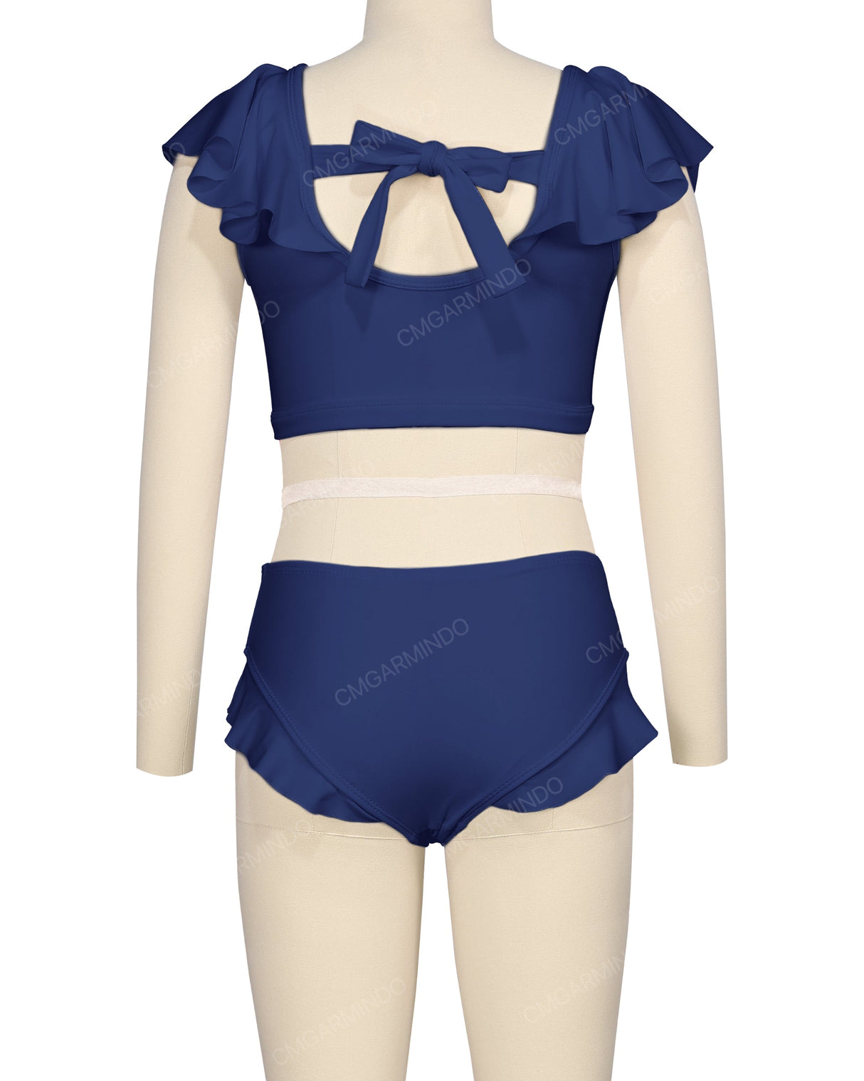 Frill Shoulder Bikini Top