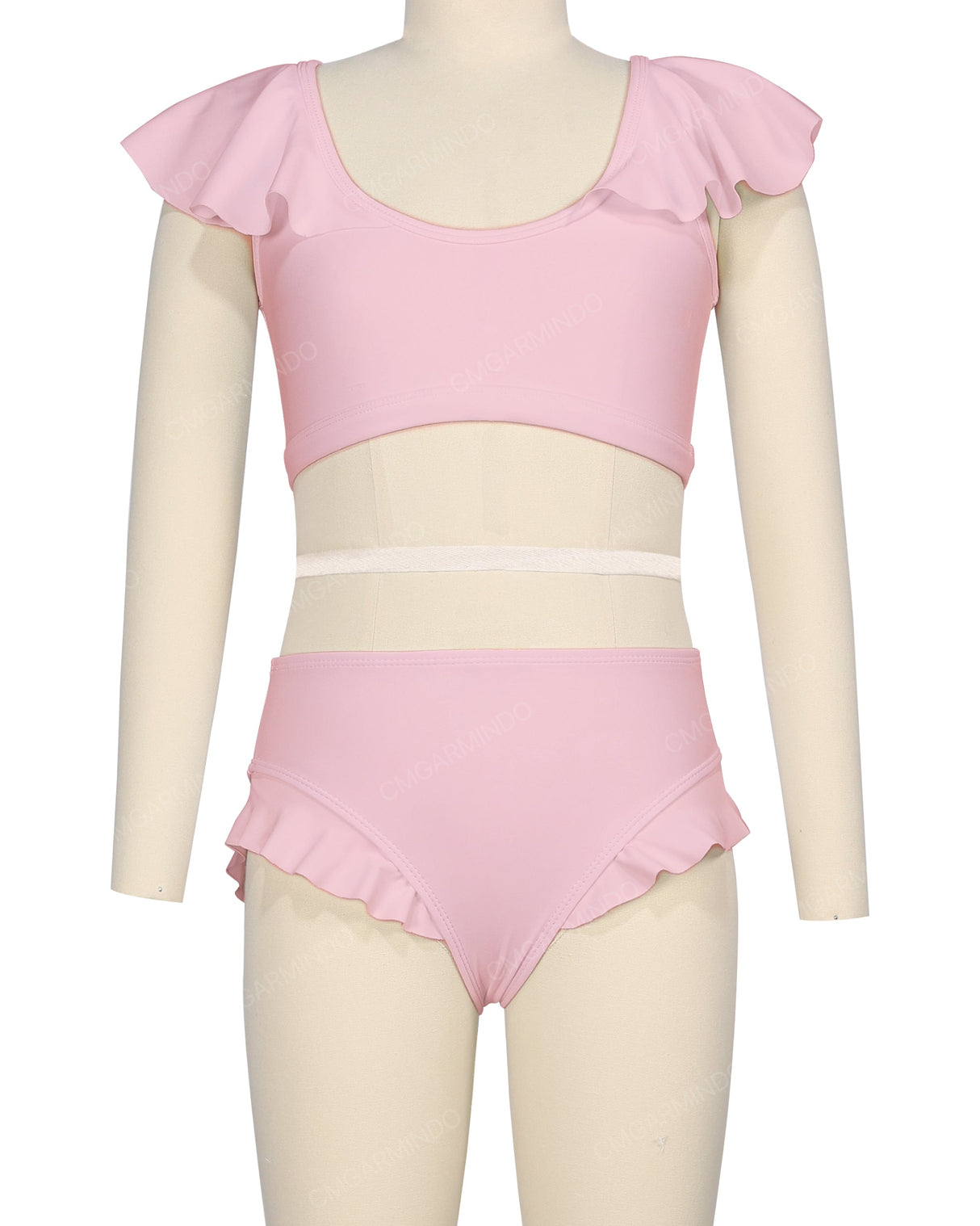 Frill Shoulder Bikini Top