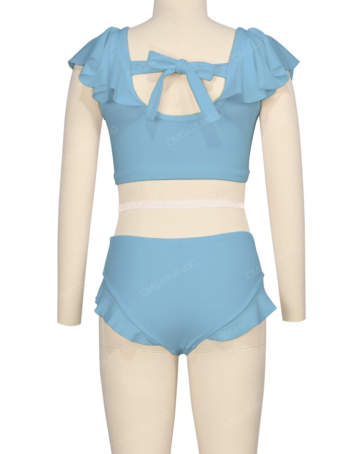 Frill Shoulder Bikini Top