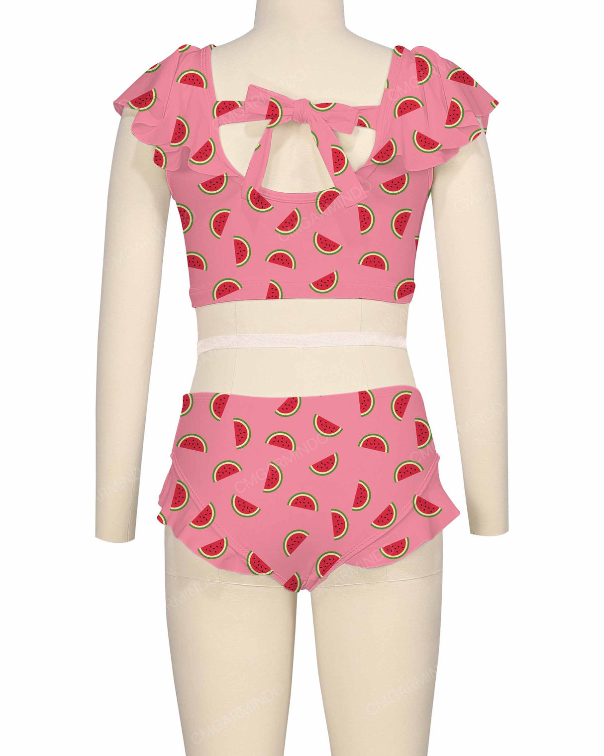 Frill Shoulder Bikini Top
