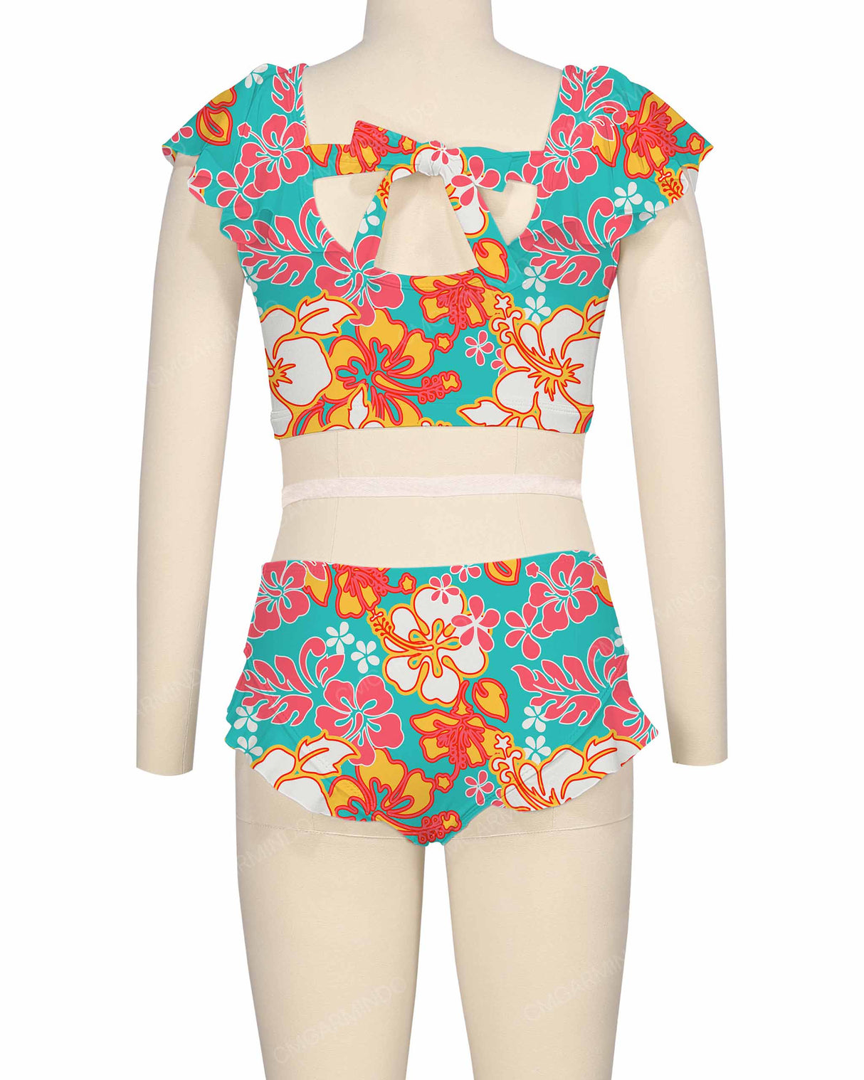 Frill Shoulder Bikini Top