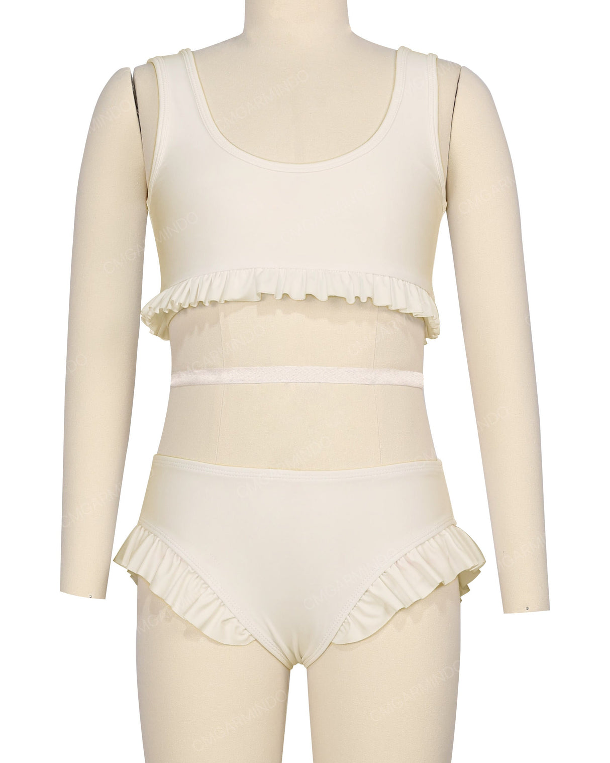 Frill Hem Bikini Top