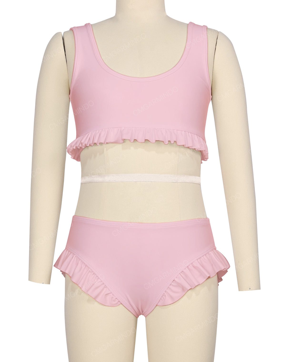 Frill Hem Bikini Top
