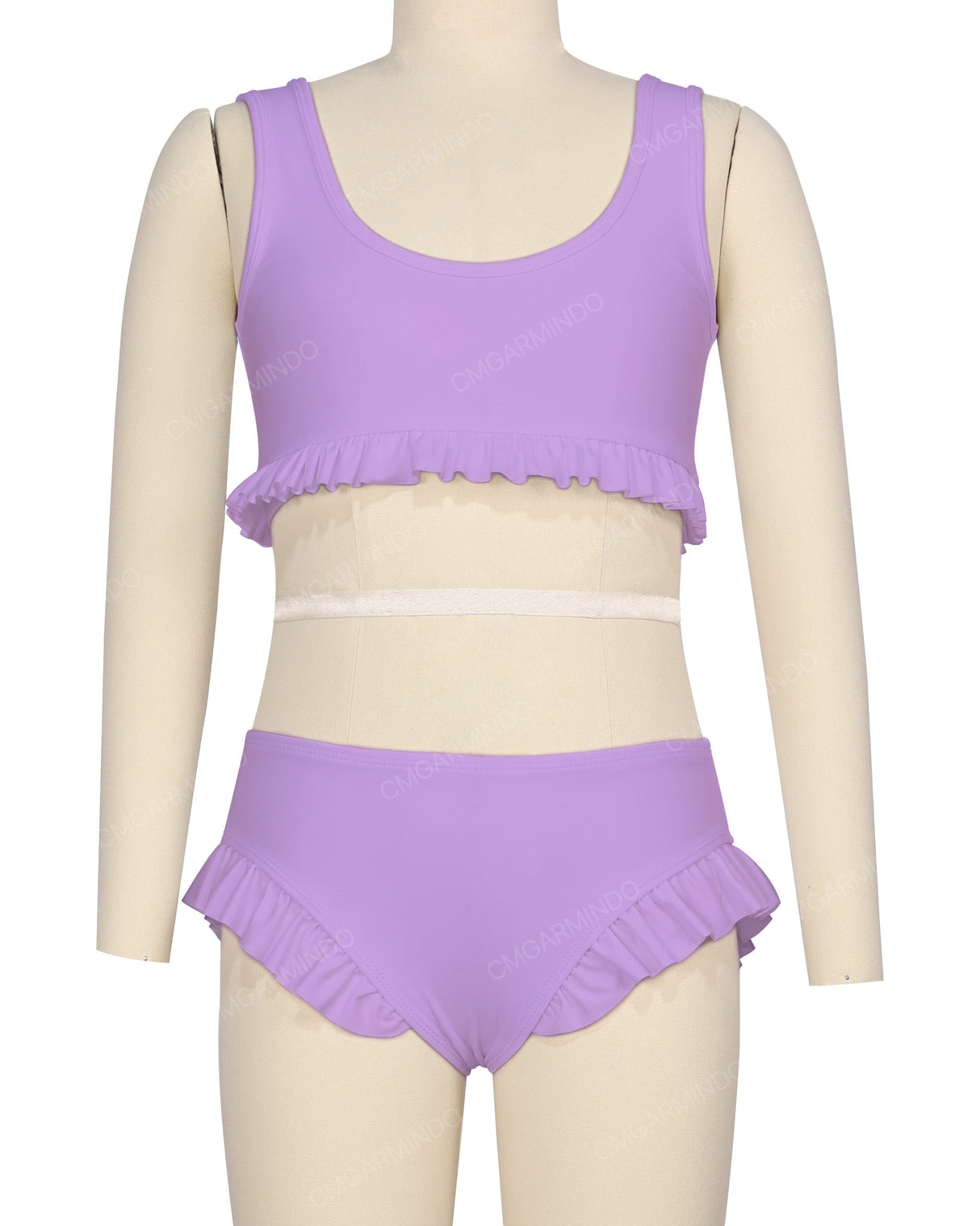 Frill Hem Bikini Top