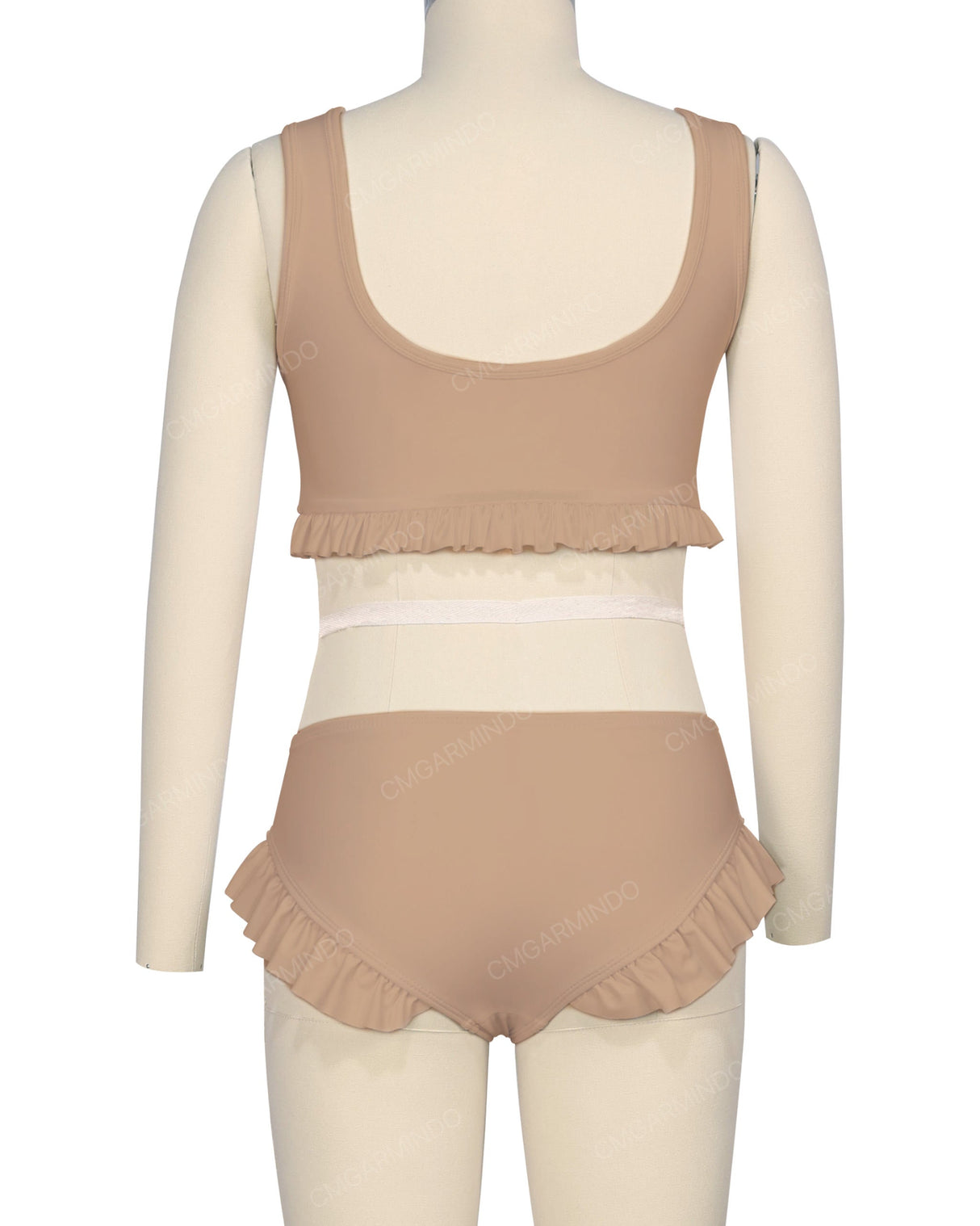 Frill Hem Bikini Top