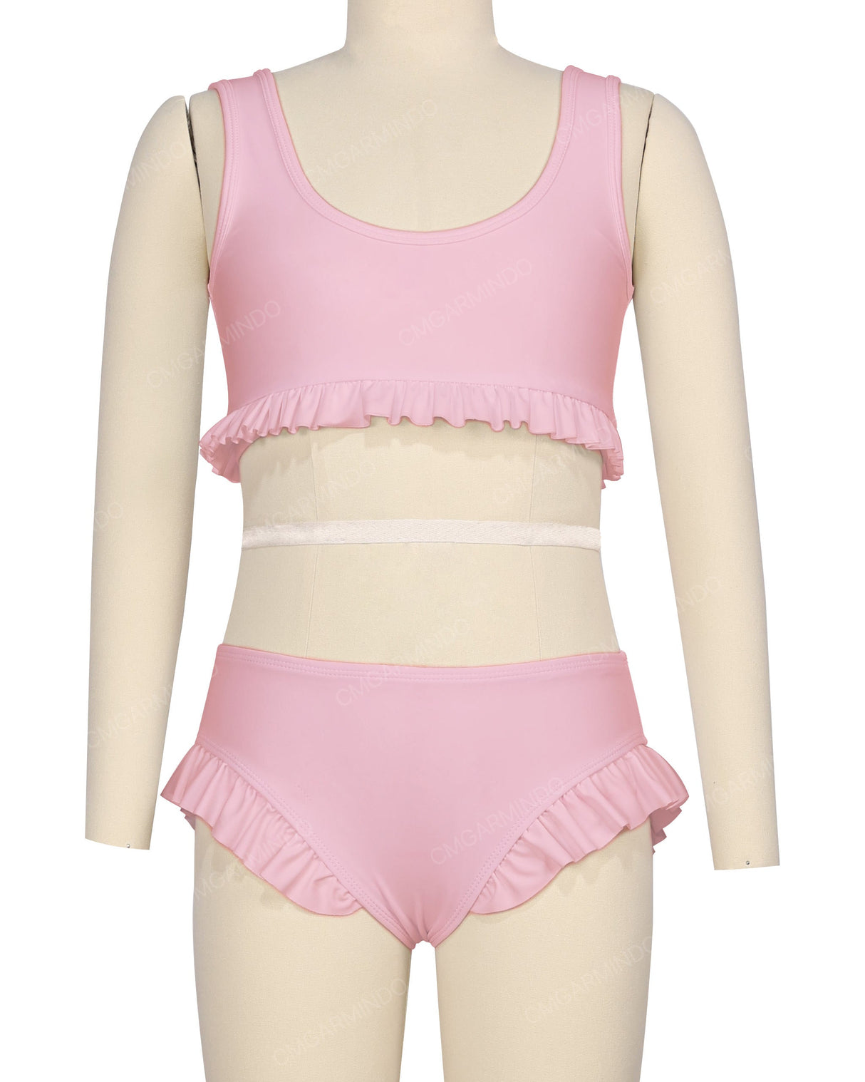 Frill Hem Bikini Top