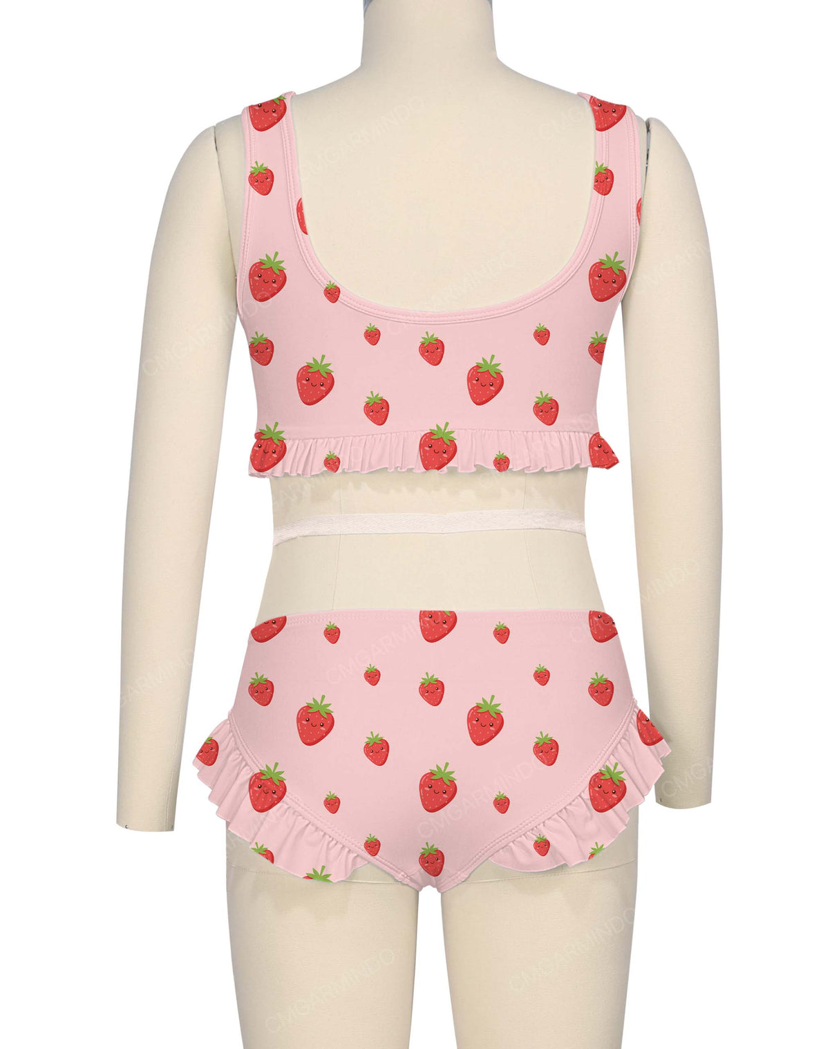Frill Hem Bikini Top