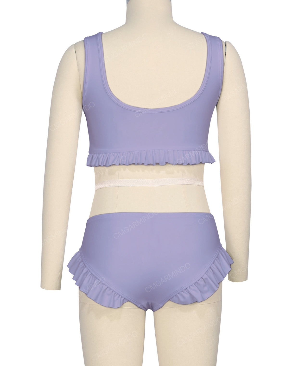 Frill Hem Bikini Top