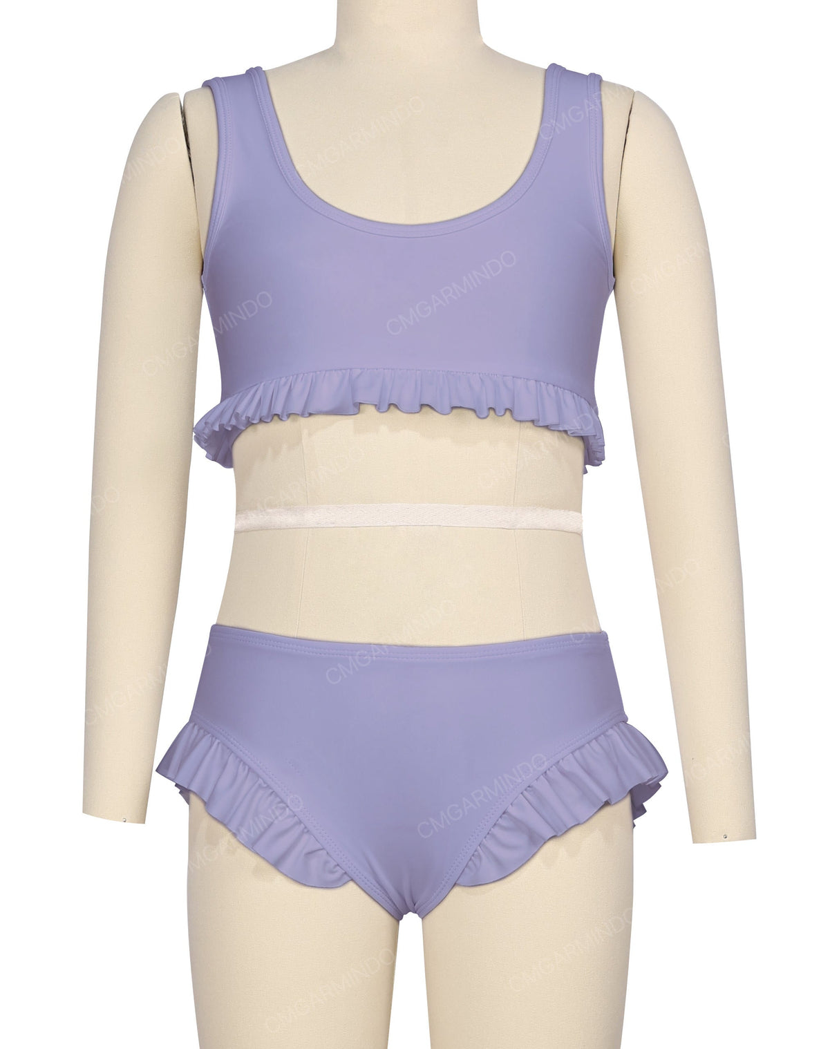 Frill Hem Bikini Top