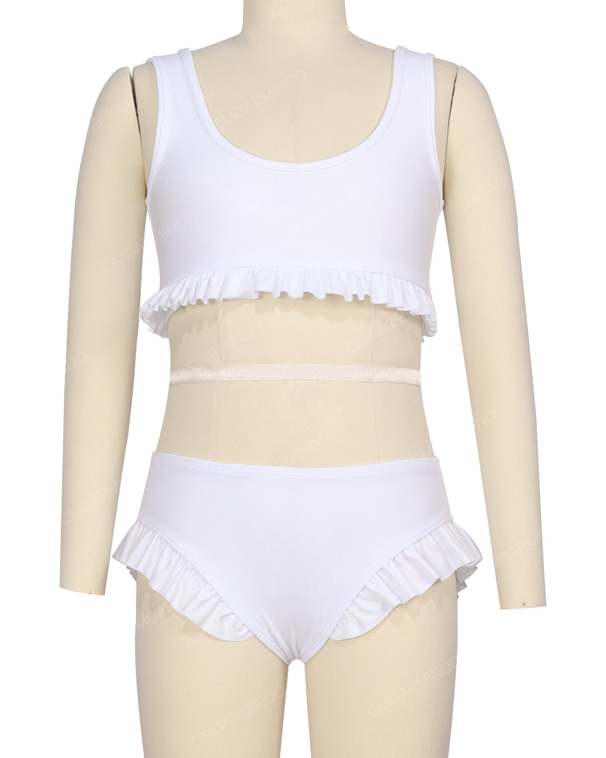 Frill Hem Bikini Top