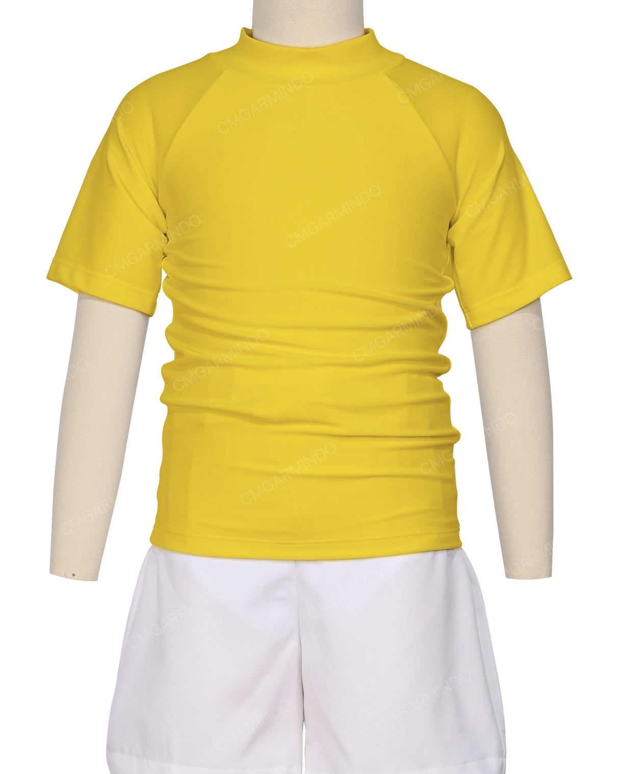 Short Sleeve Zip Back Raglan Rashie