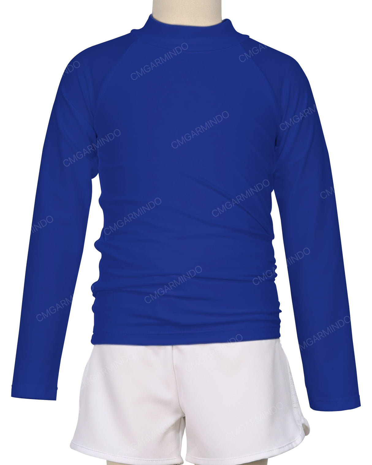 Long Sleeve Zip Back Raglan Rashie