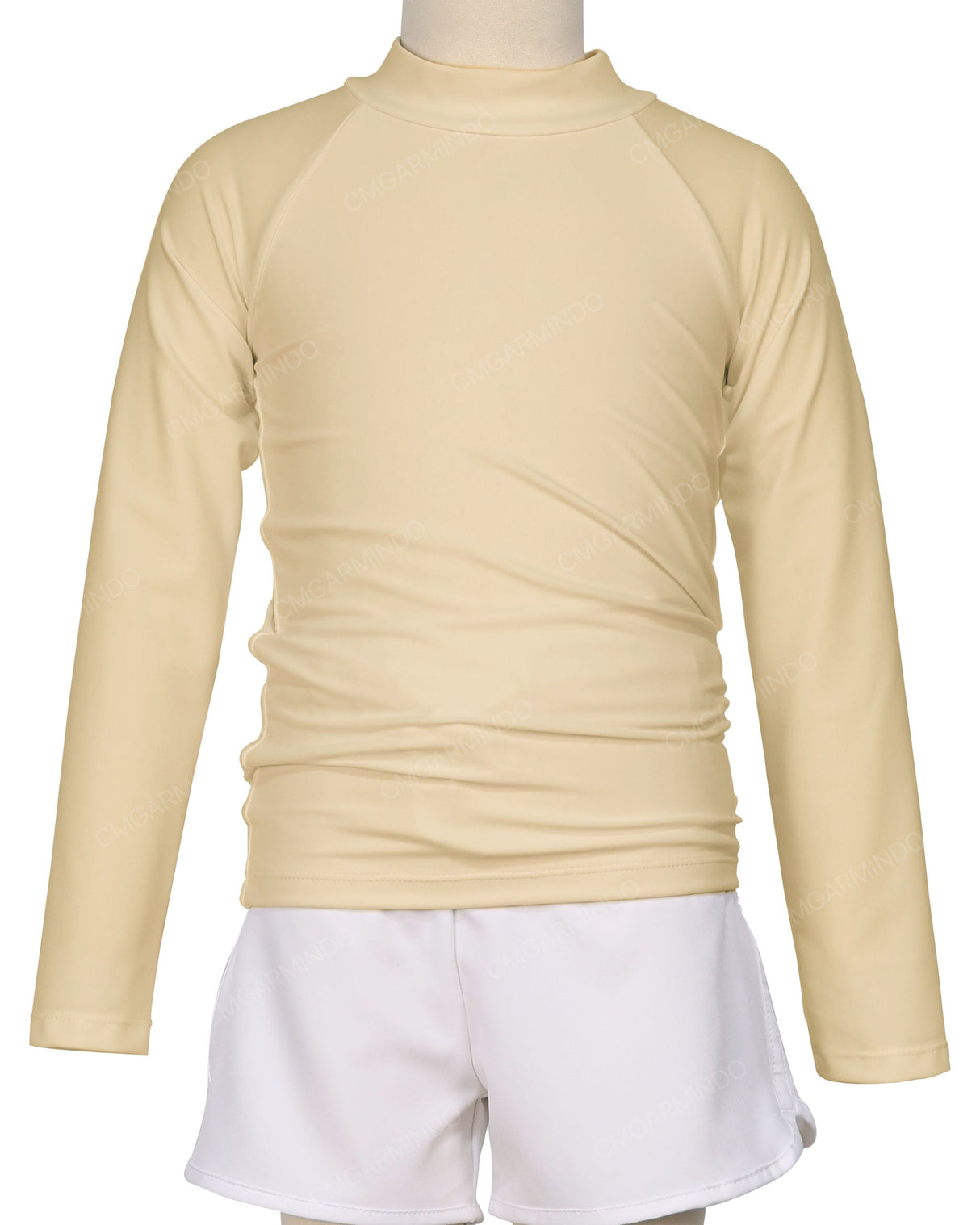 Long Sleeve Zip Back Raglan Rashie