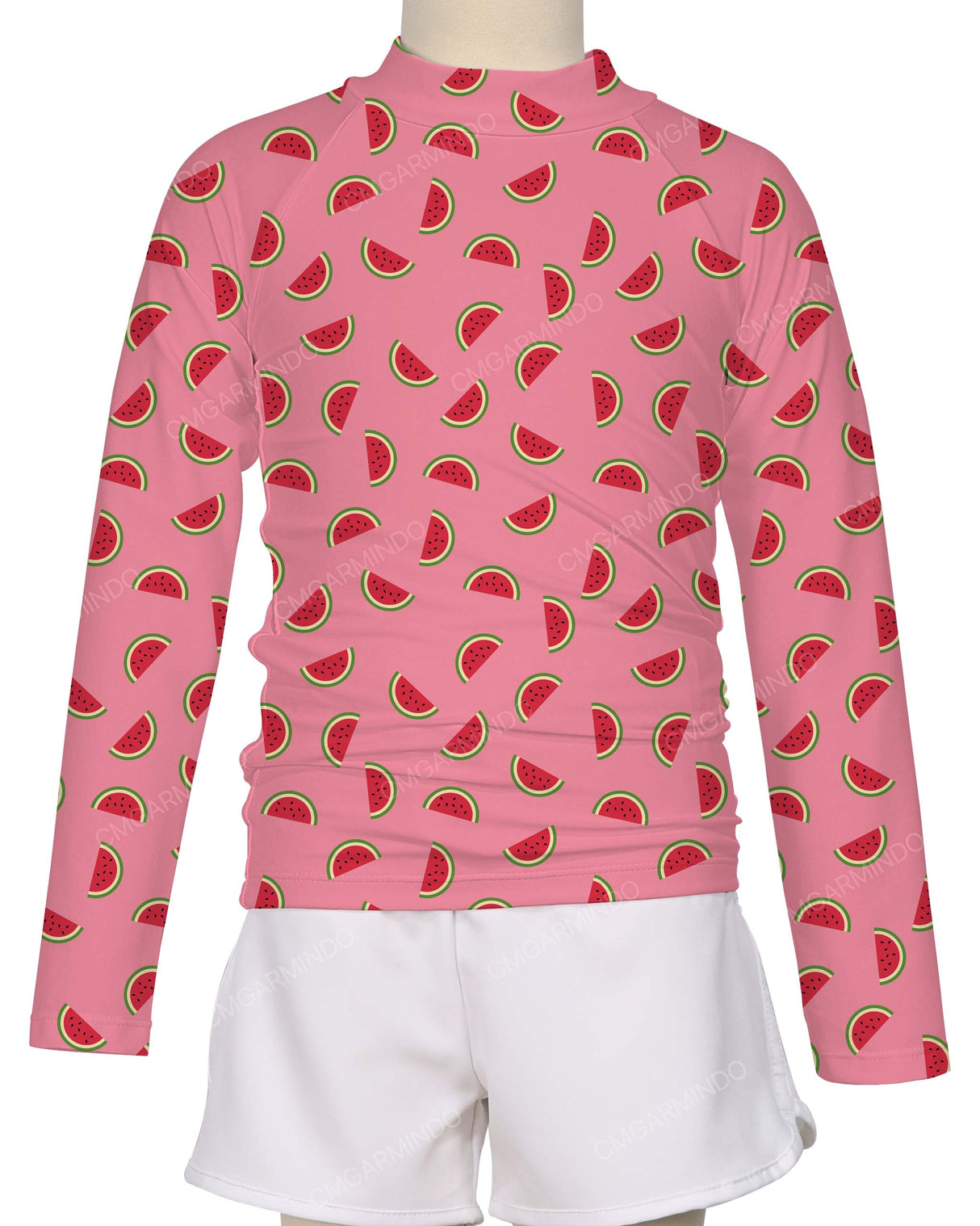 Long Sleeve Zip Back Raglan Rashie