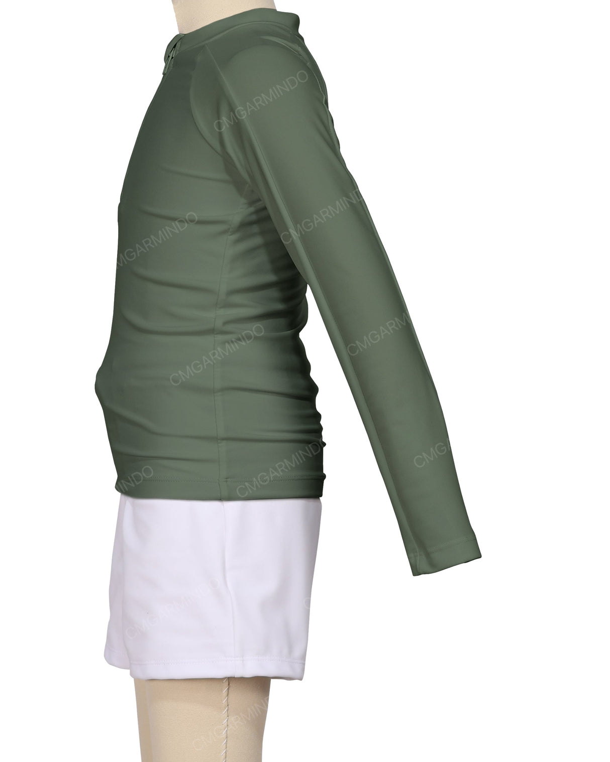 Long Sleeve Panel Raglan Rashie Top