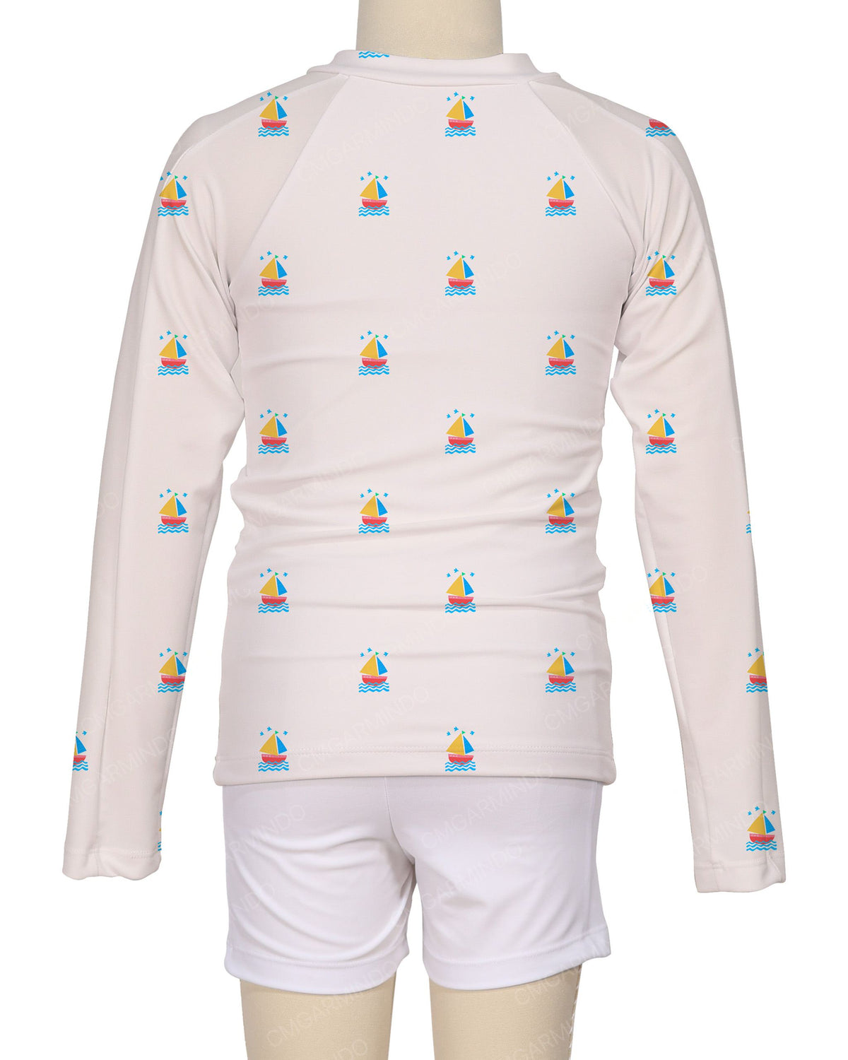 Long Sleeve Panel Raglan Rashie Top