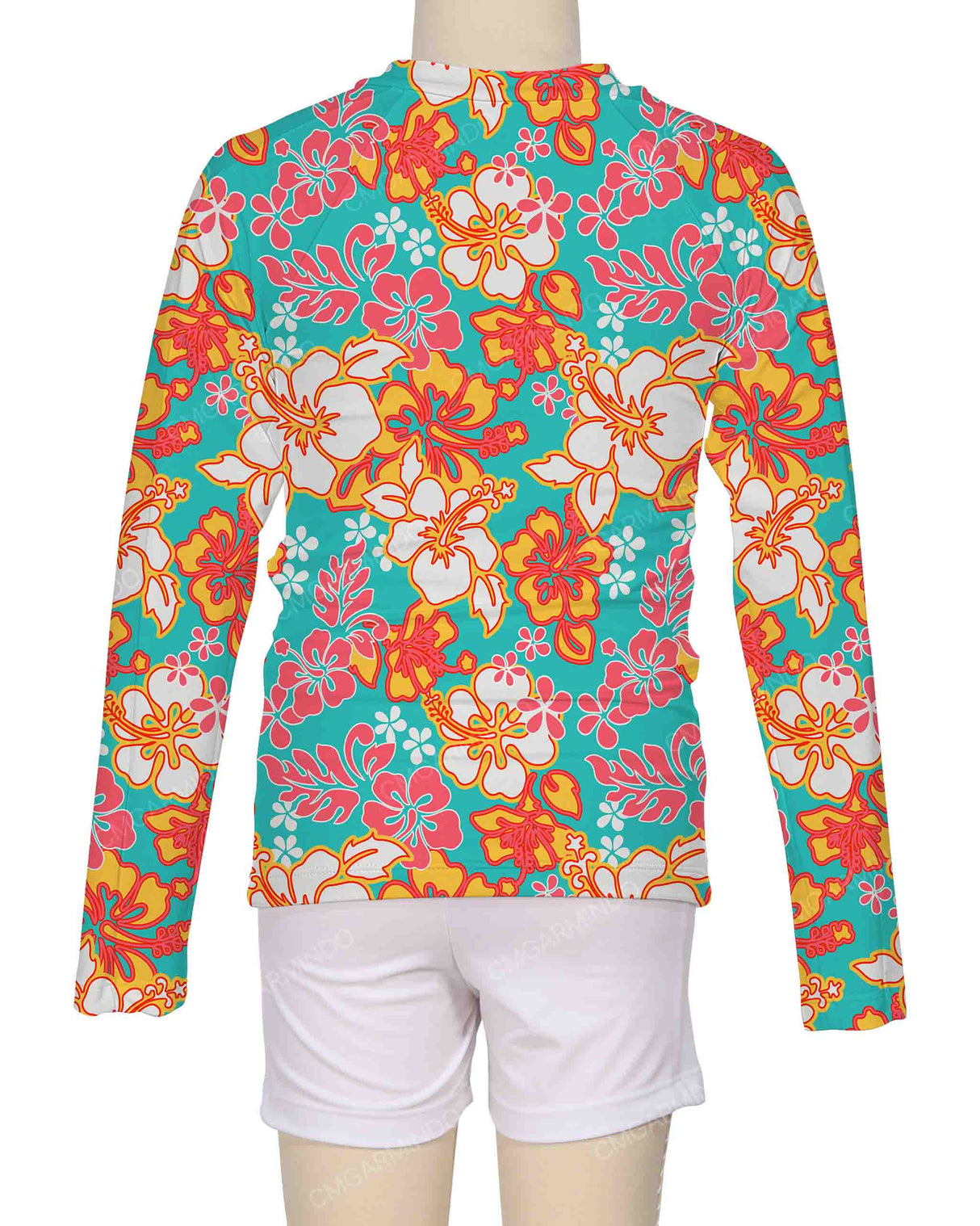 Long Sleeve Panel Raglan Rashie Top