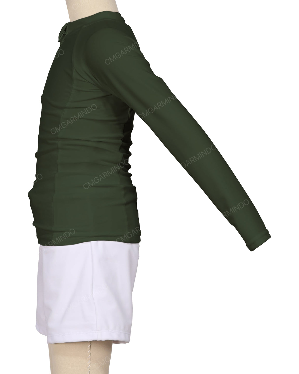 Long Sleeve Side Panel Raglan Rashie