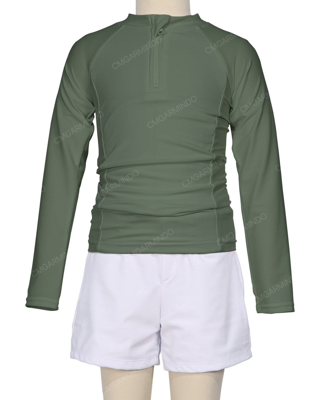Long Sleeve Side Panel Raglan Rashie