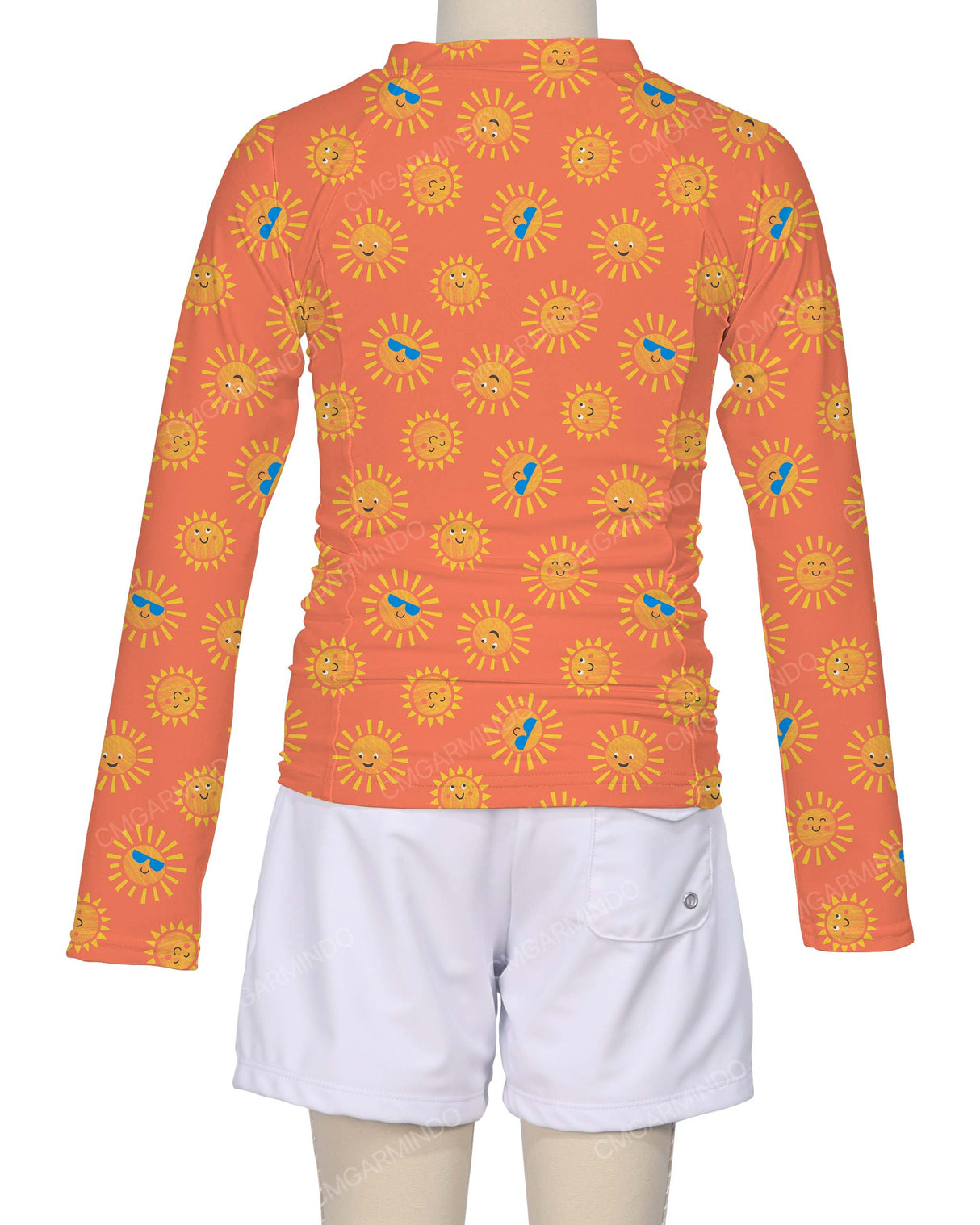 Long Sleeve Side Panel Raglan Rashie