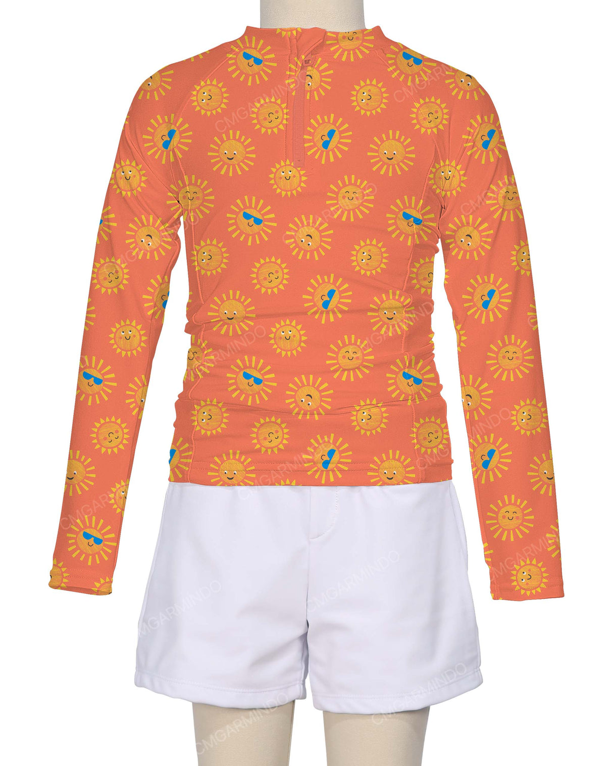 Long Sleeve Side Panel Raglan Rashie