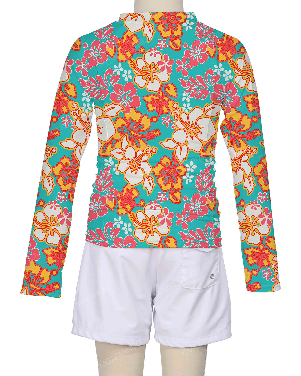 Long Sleeve Side Panel Raglan Rashie