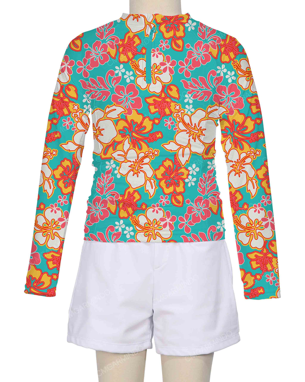 Long Sleeve Side Panel Raglan Rashie