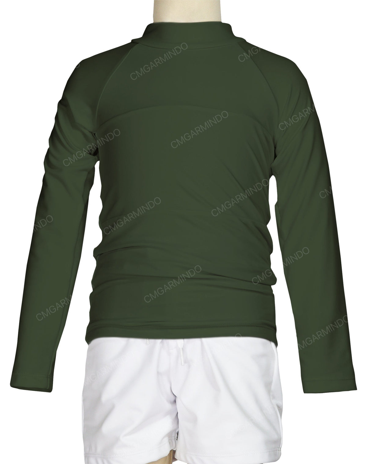 Long Sleeve Chest Panel Raglan Rashie