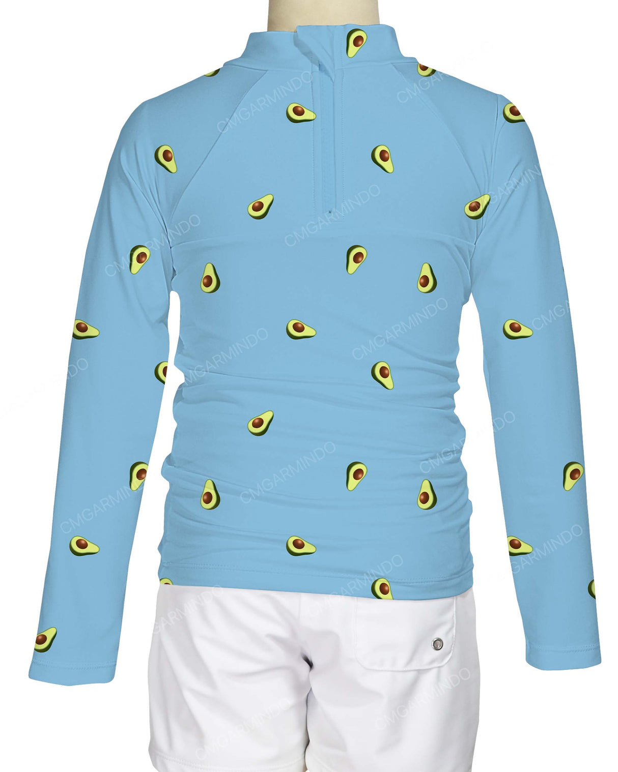 Long Sleeve Chest Panel Raglan Rashie