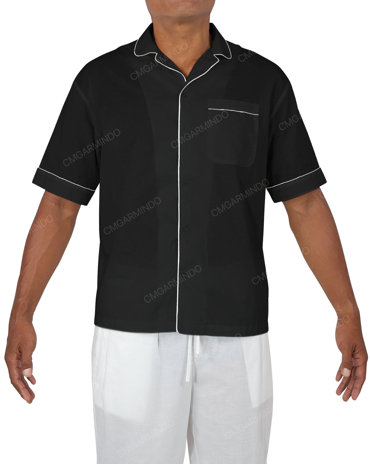 Relaxed Short Sleeve Pyjama Top