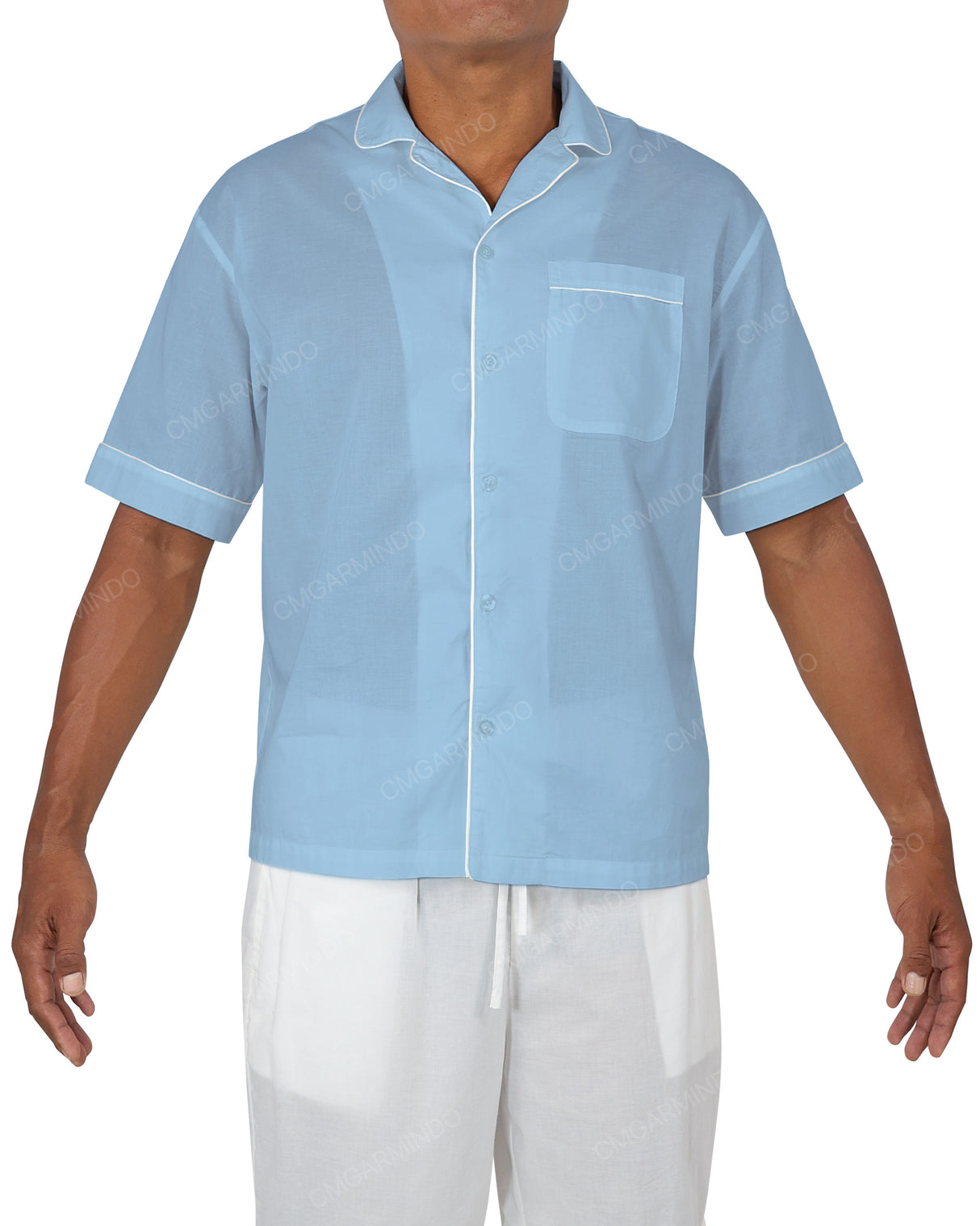 Relaxed Short Sleeve Pyjama Top