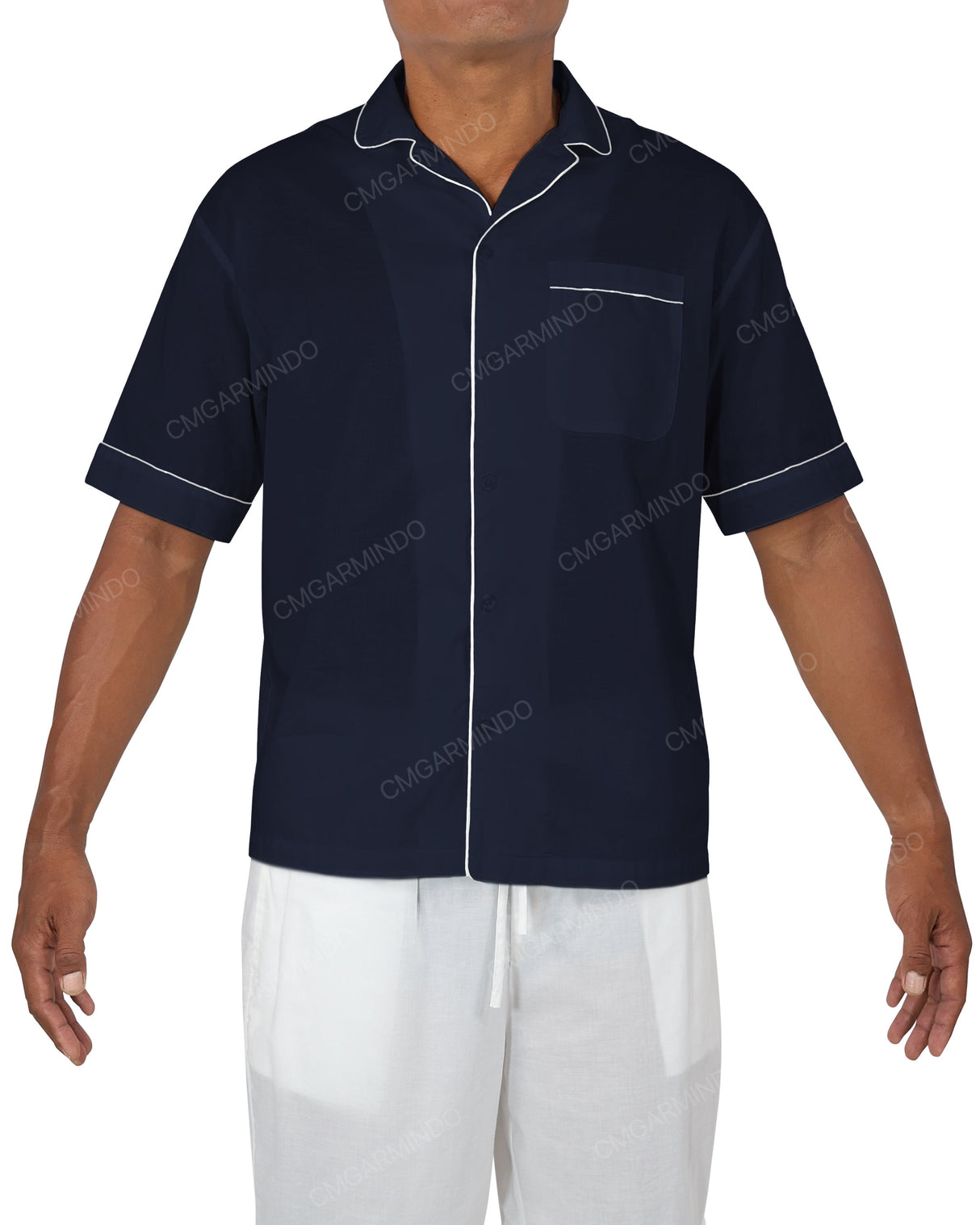 Relaxed Short Sleeve Pyjama Top