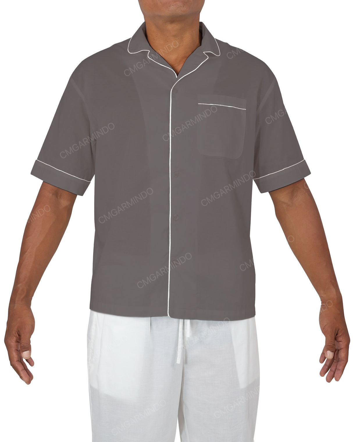 Relaxed Short Sleeve Pyjama Top