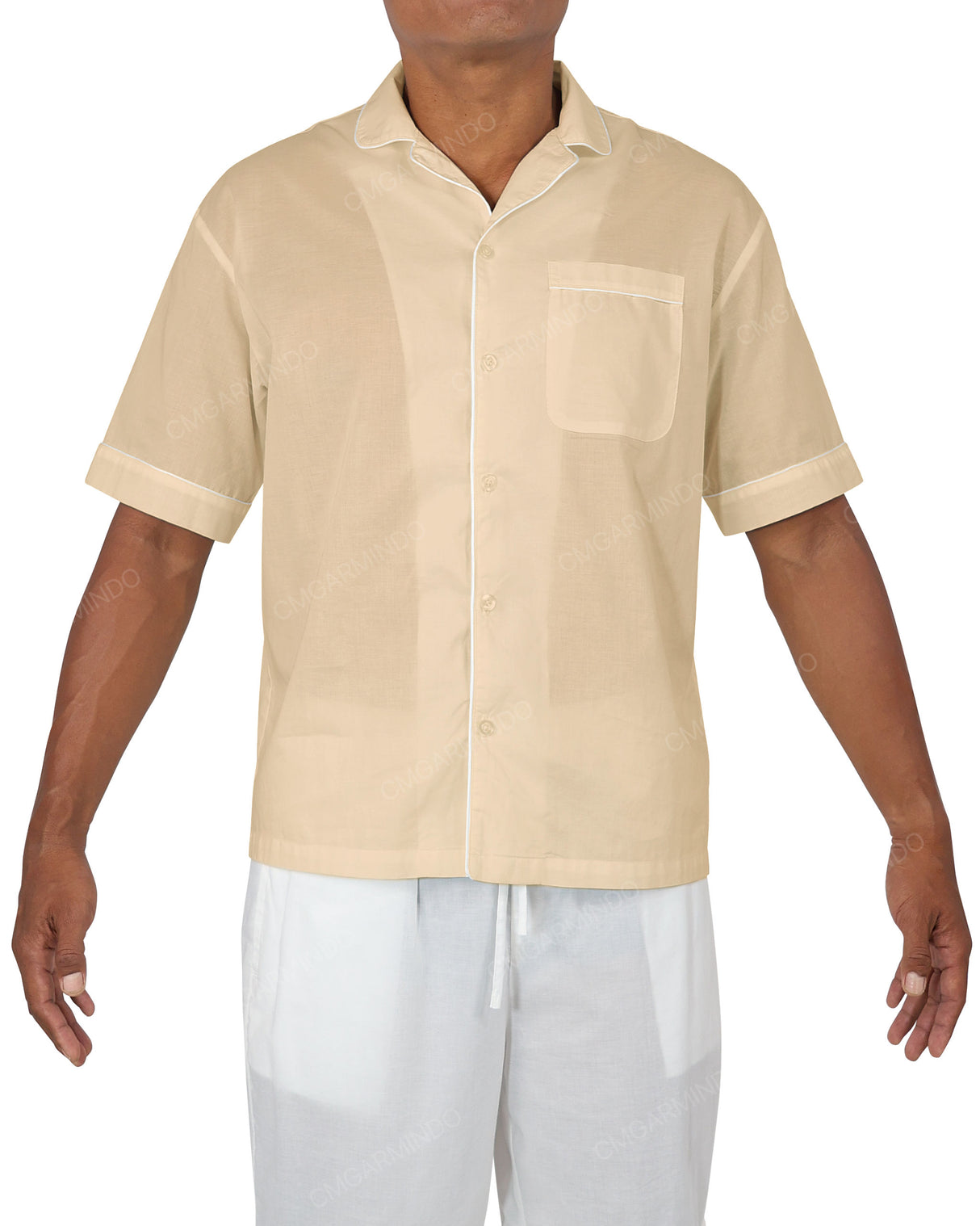 Relaxed Short Sleeve Pyjama Top