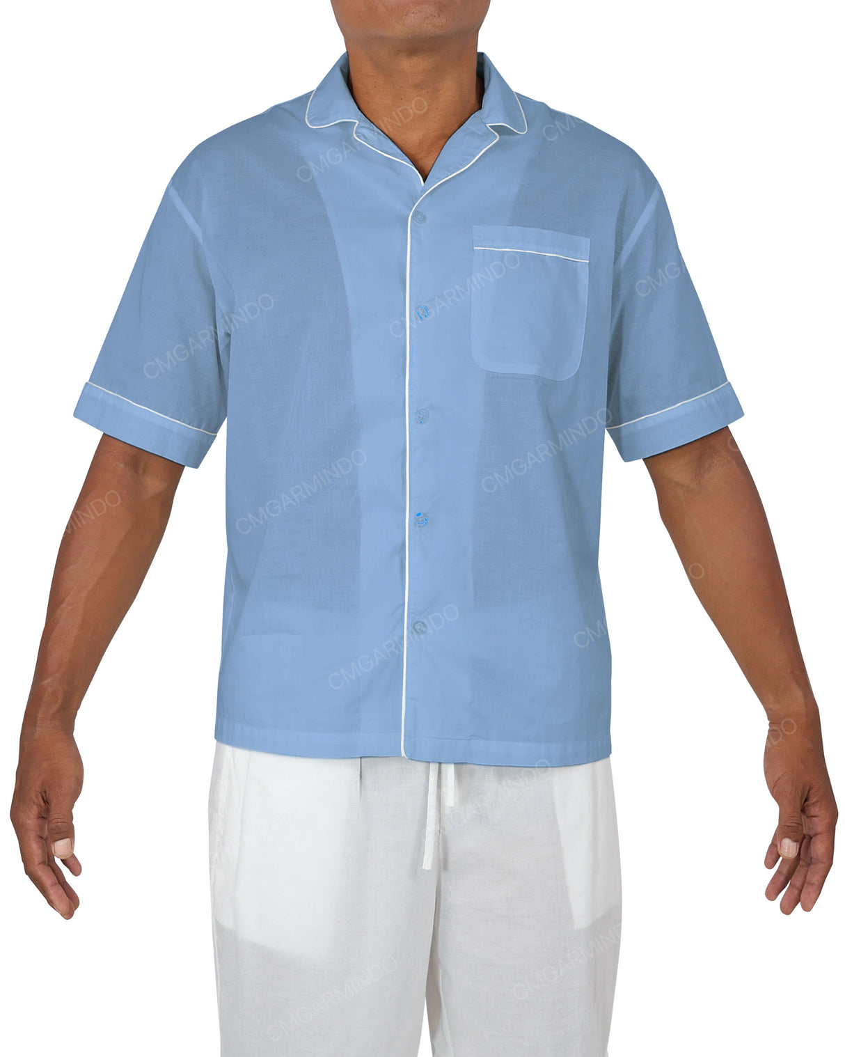 Relaxed Short Sleeve Pyjama Top