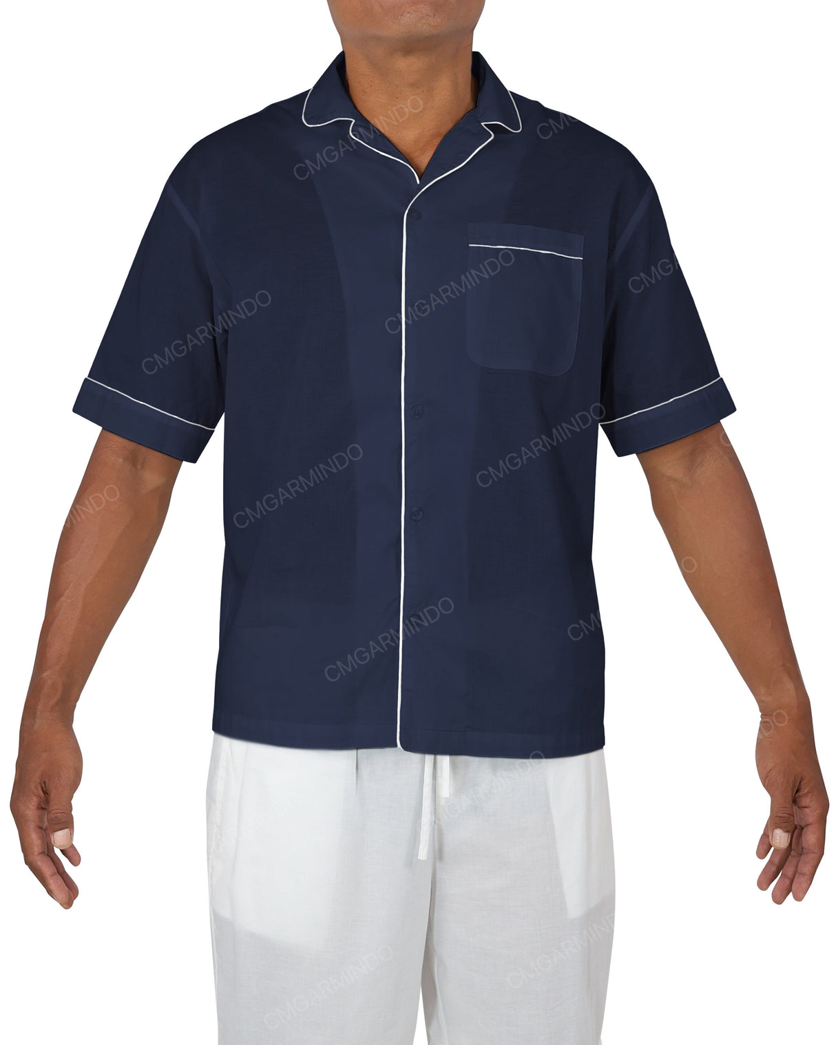 Relaxed Short Sleeve Pyjama Top