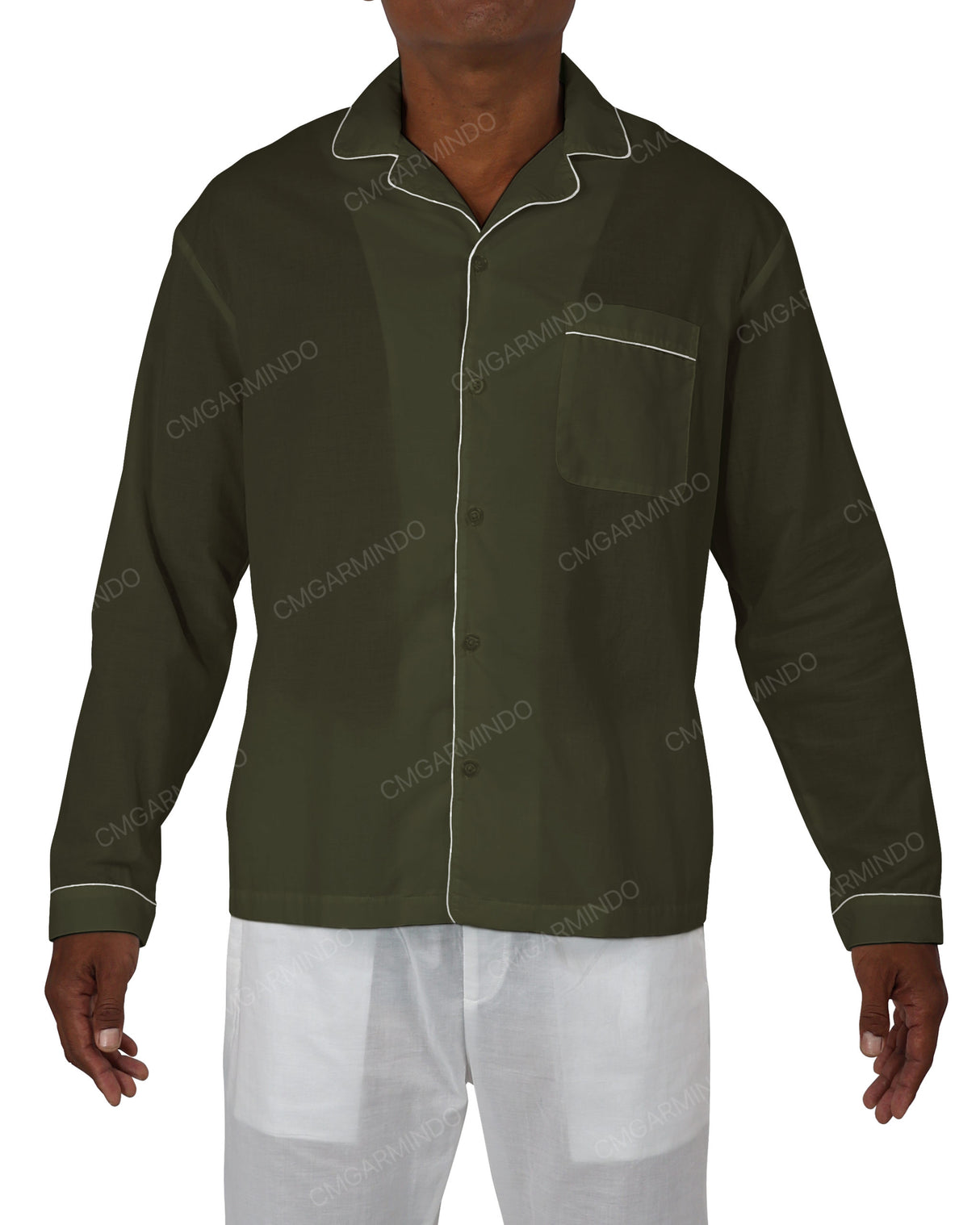 Relaxed Long Sleeve Pyjama Top