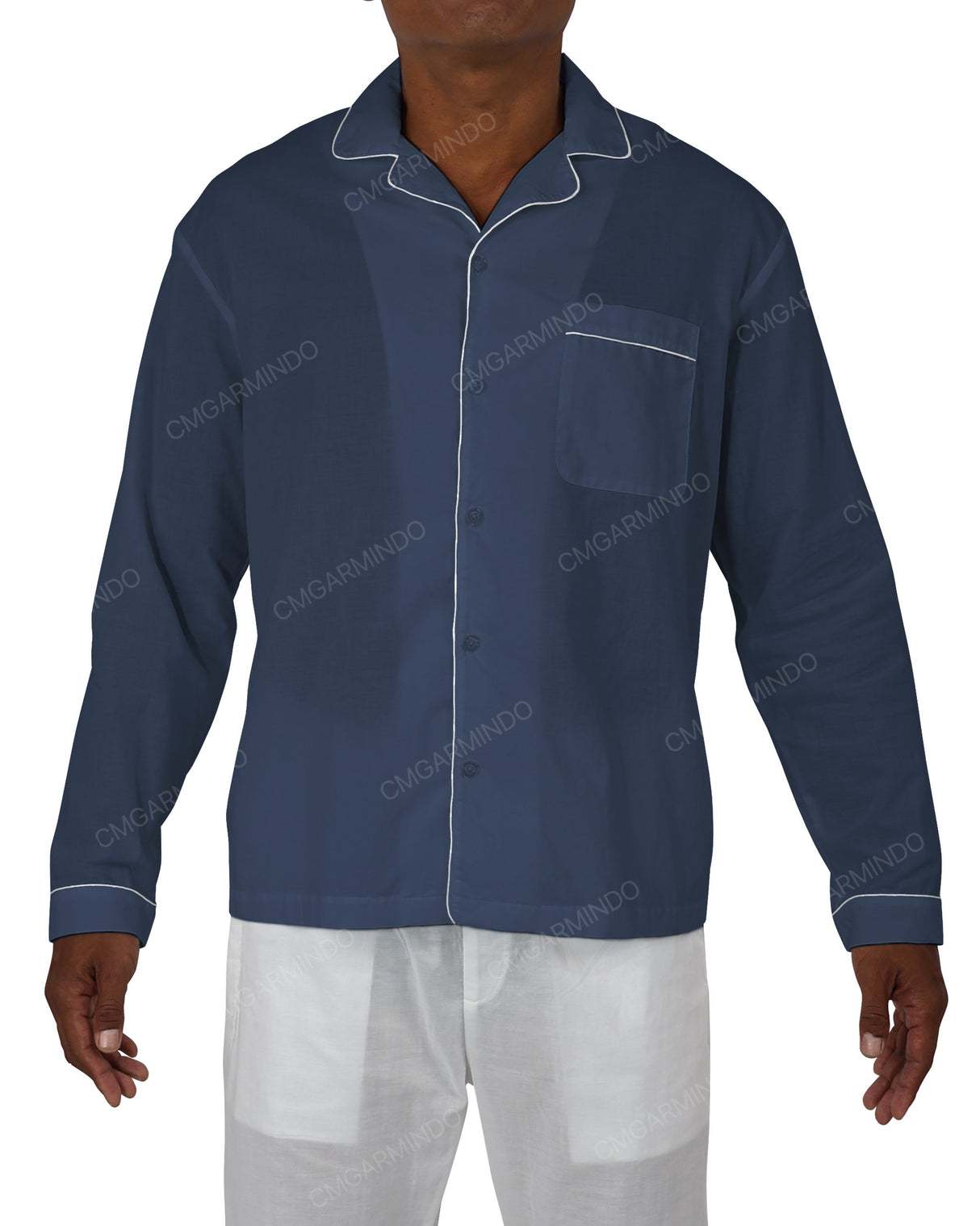 Relaxed Long Sleeve Pyjama Top