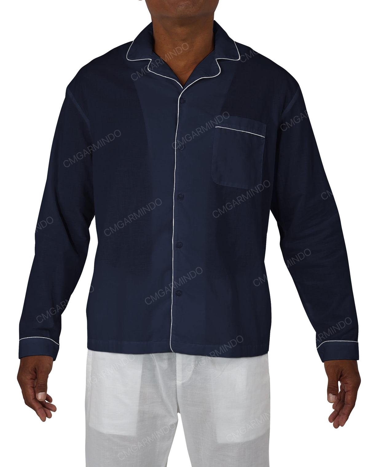 Relaxed Long Sleeve Pyjama Top