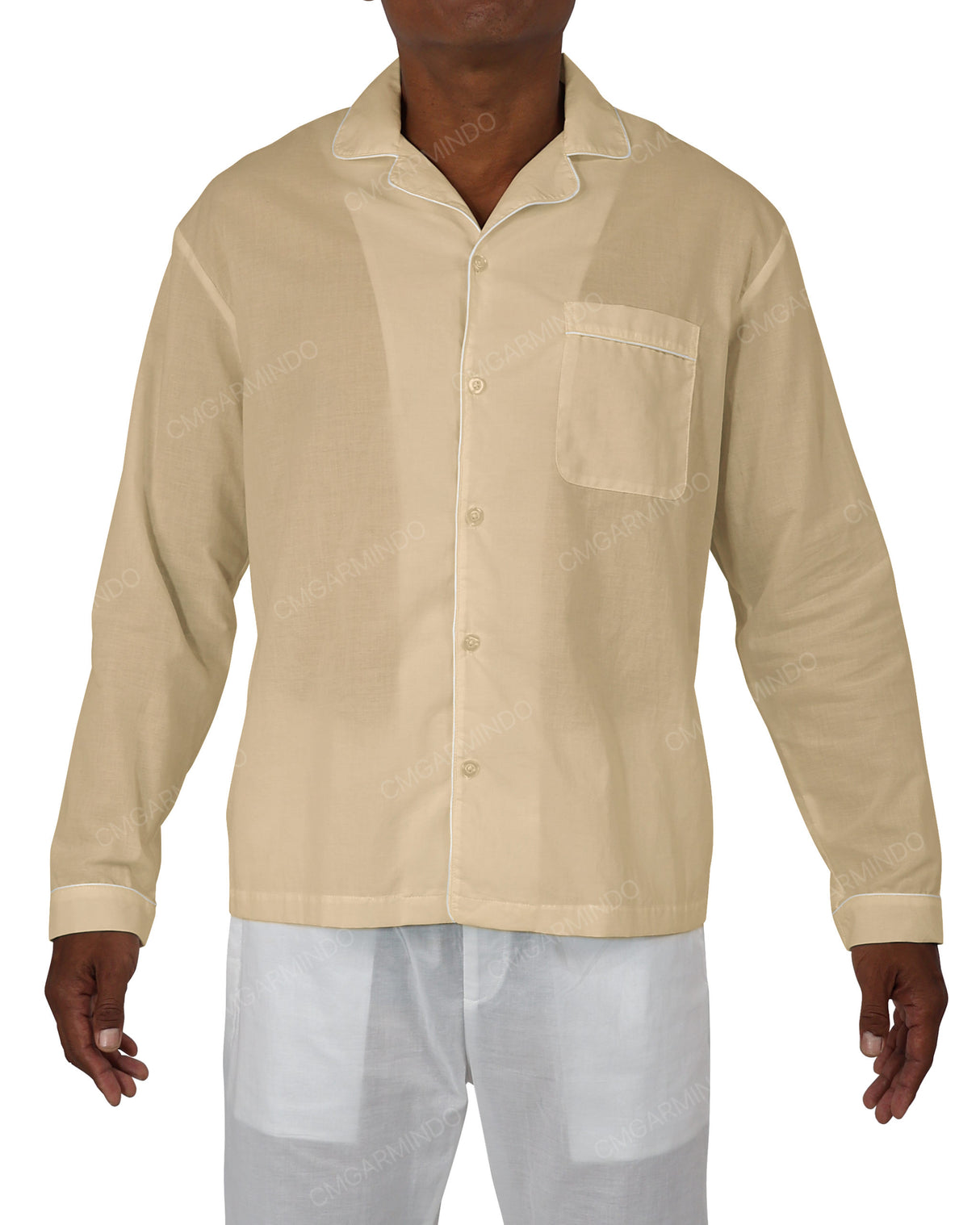 Relaxed Long Sleeve Pyjama Top