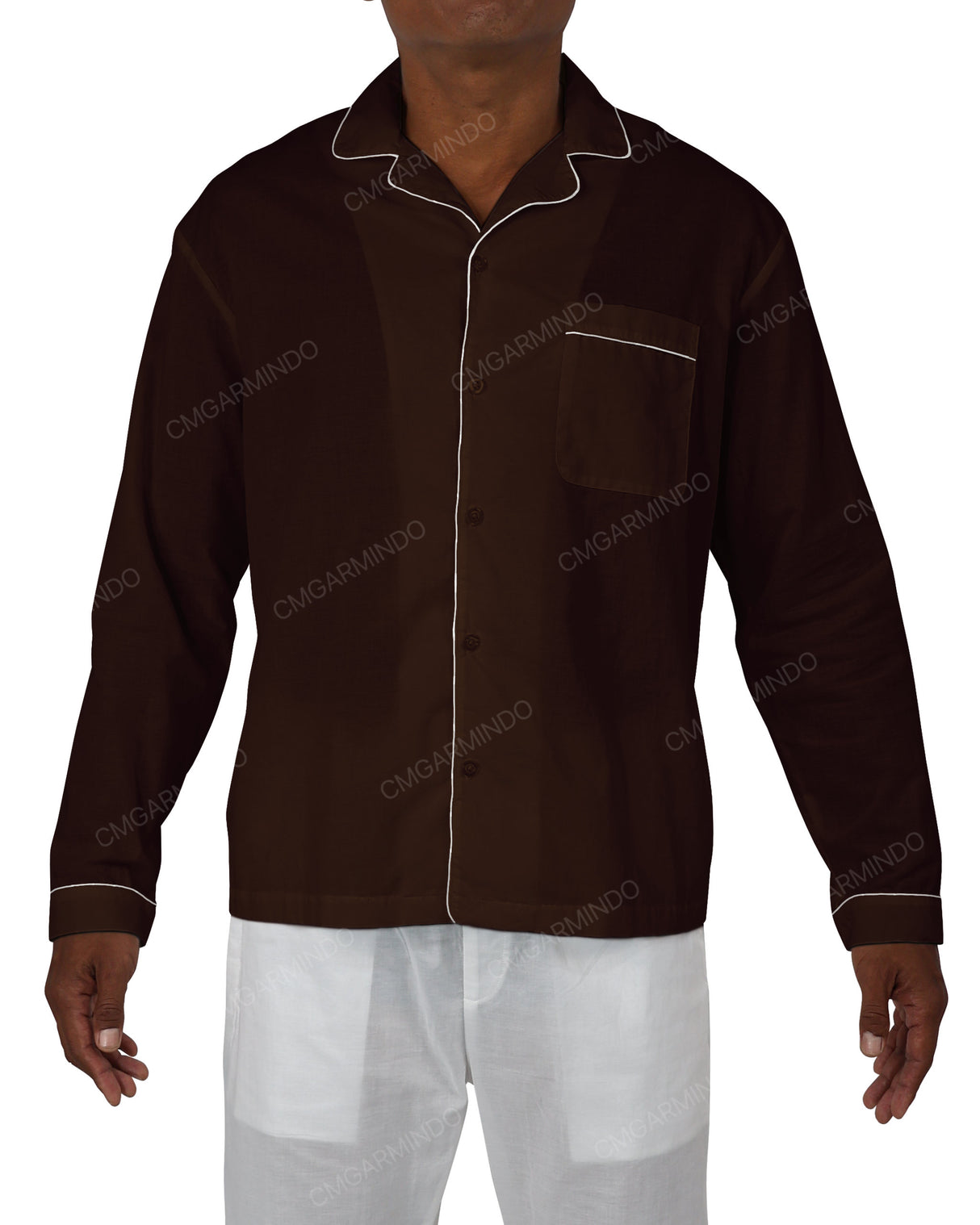 Relaxed Long Sleeve Pyjama Top